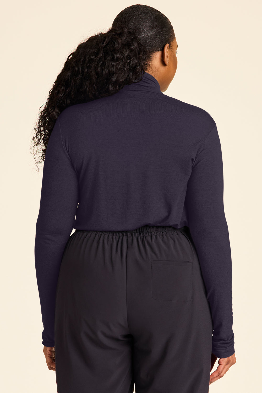 Alala washable cashmere turtleneck in navy