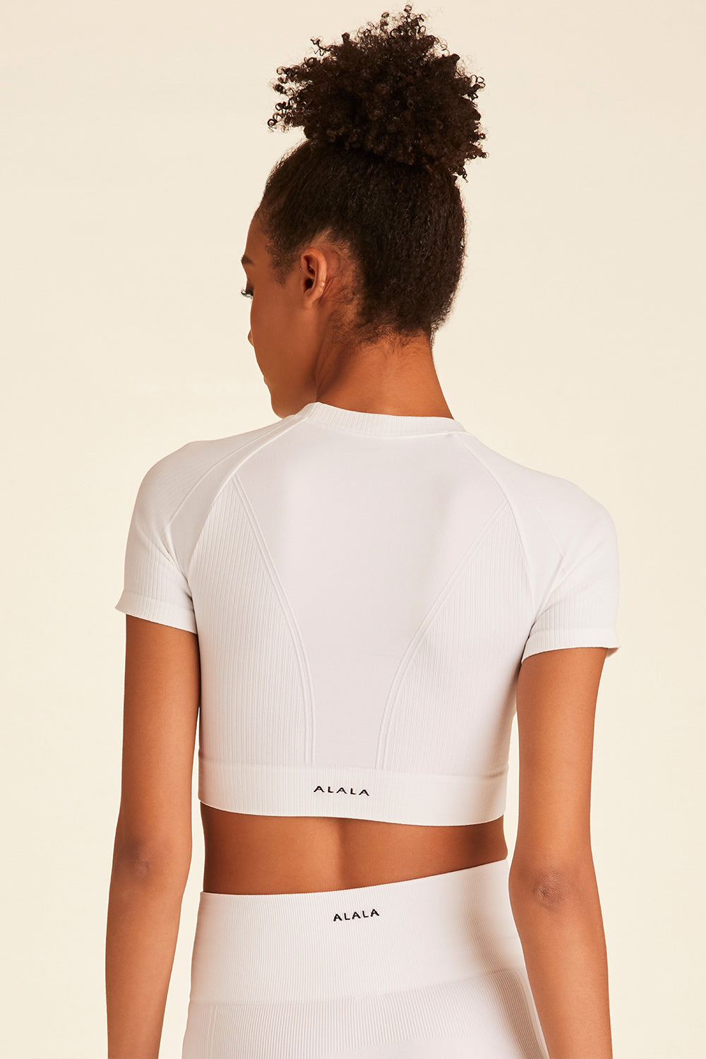 Alala Barre Seamless Tee in White