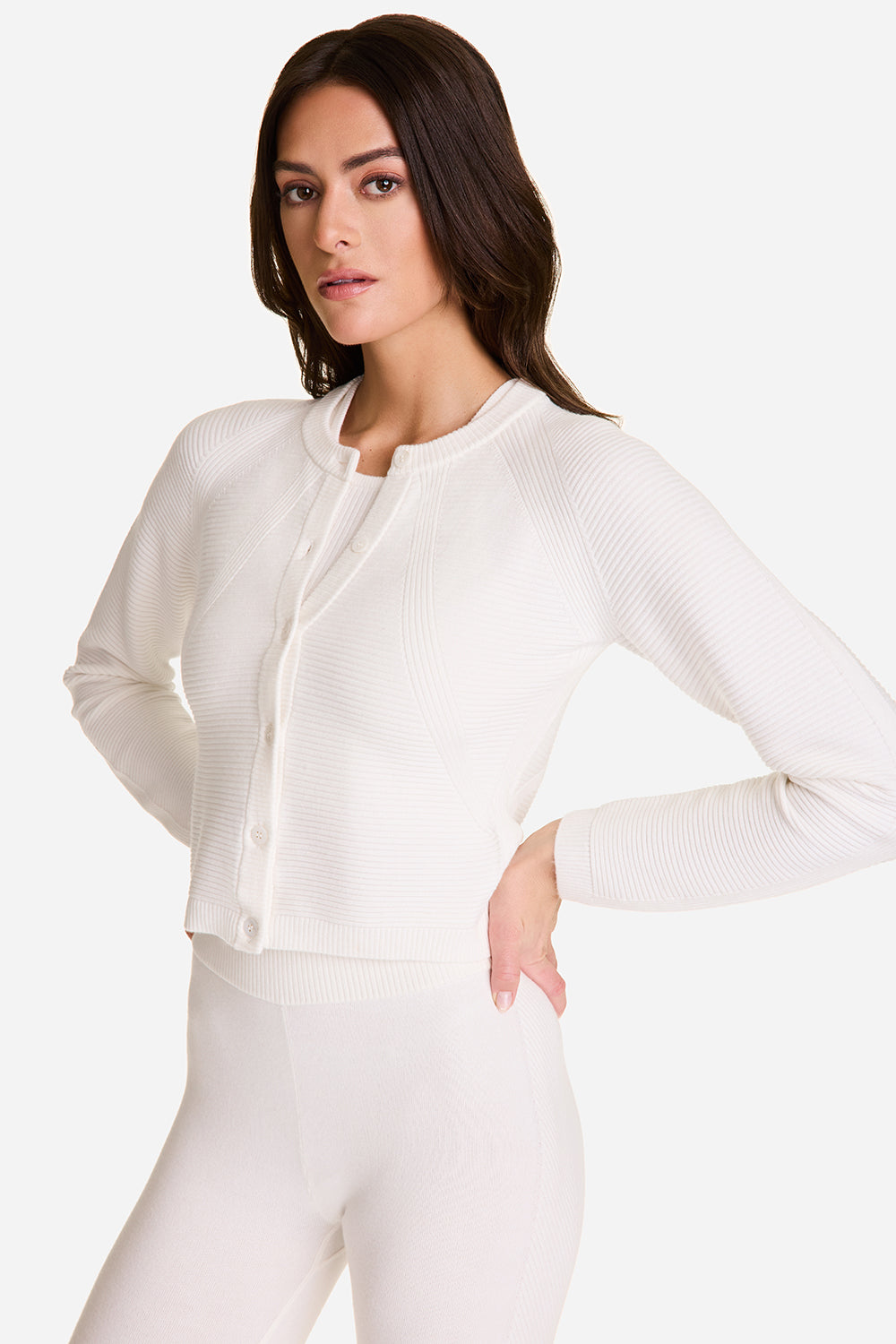 Alala cashmere cardigan in bone