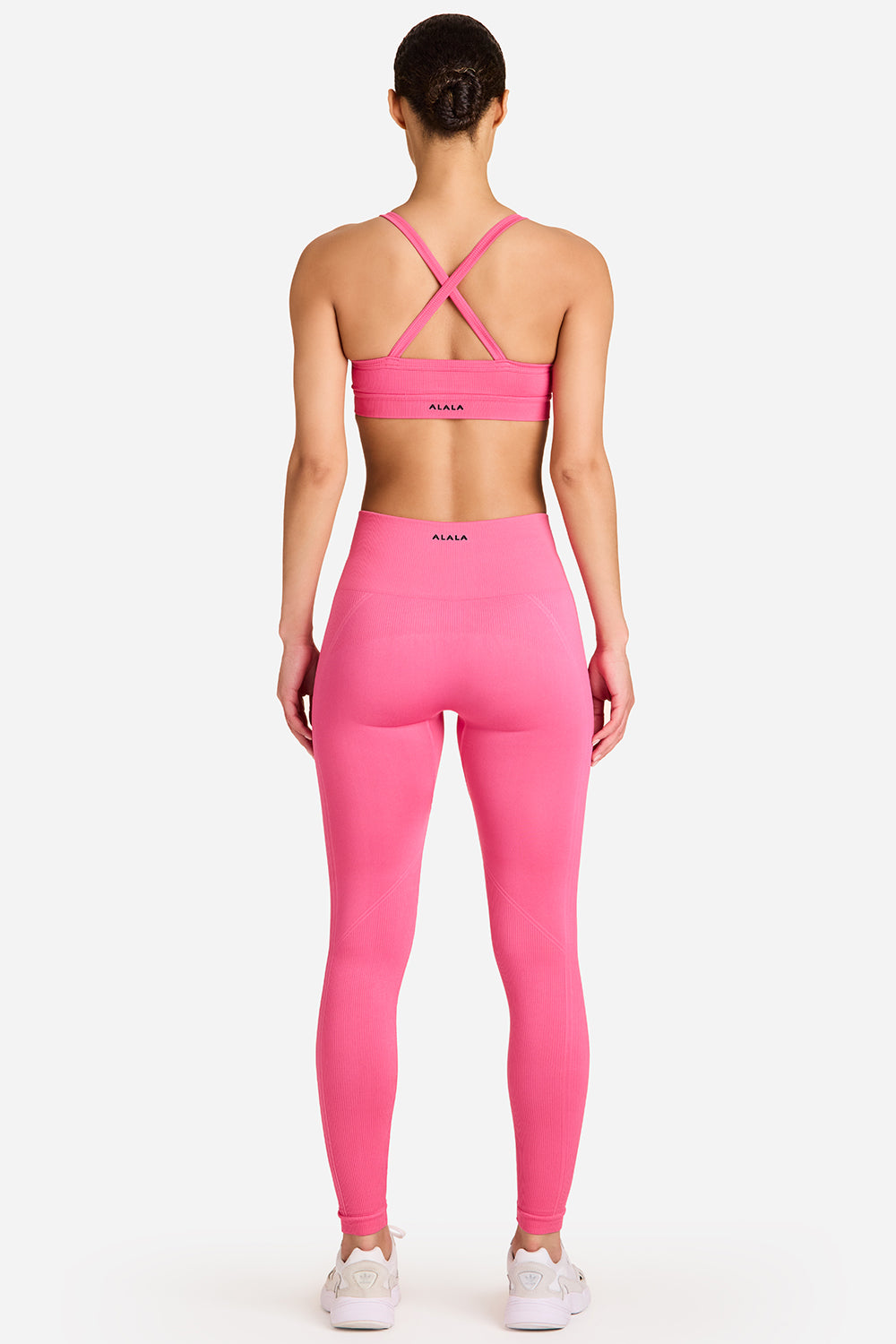 Alala Barre Seamless Tight in pink punch for women
