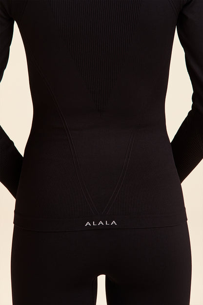 Alala Barre Seamless Long Sleeve in Black for women
