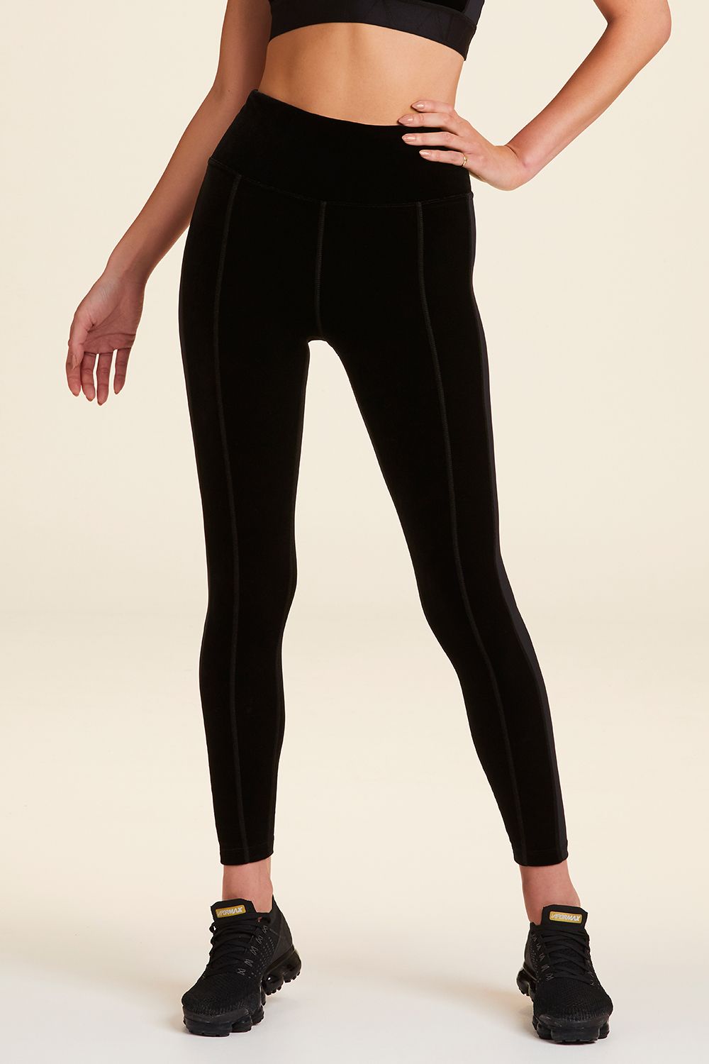 Alala Velvet Tight in Black