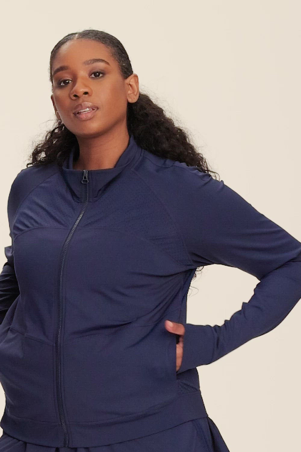 Alala Ace Jacket in navy for women