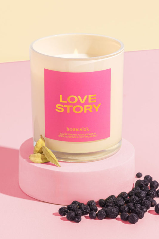 Love Story Candle