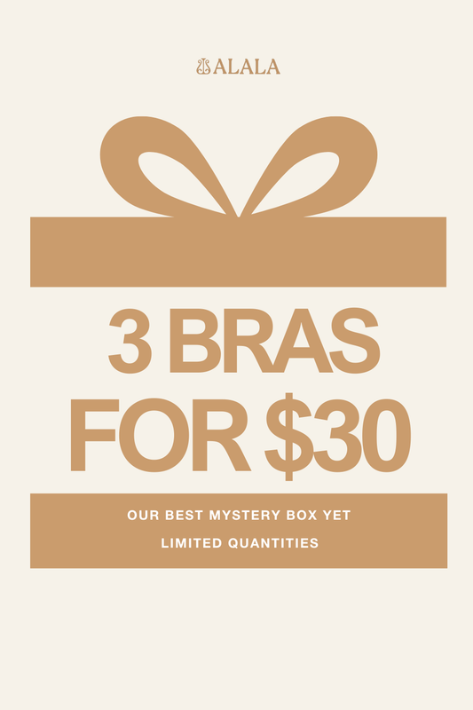 3 Bras for $30