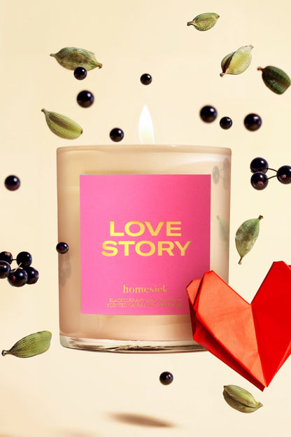 Love Story Candle