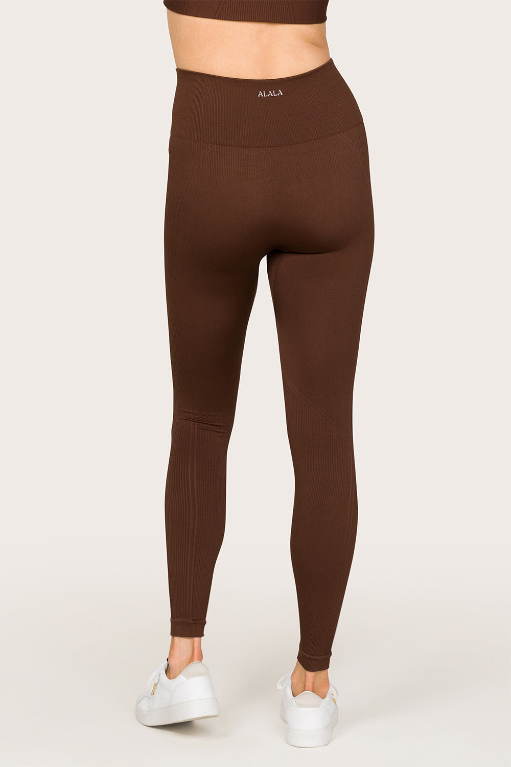 Alala women's seamless leggings in brown