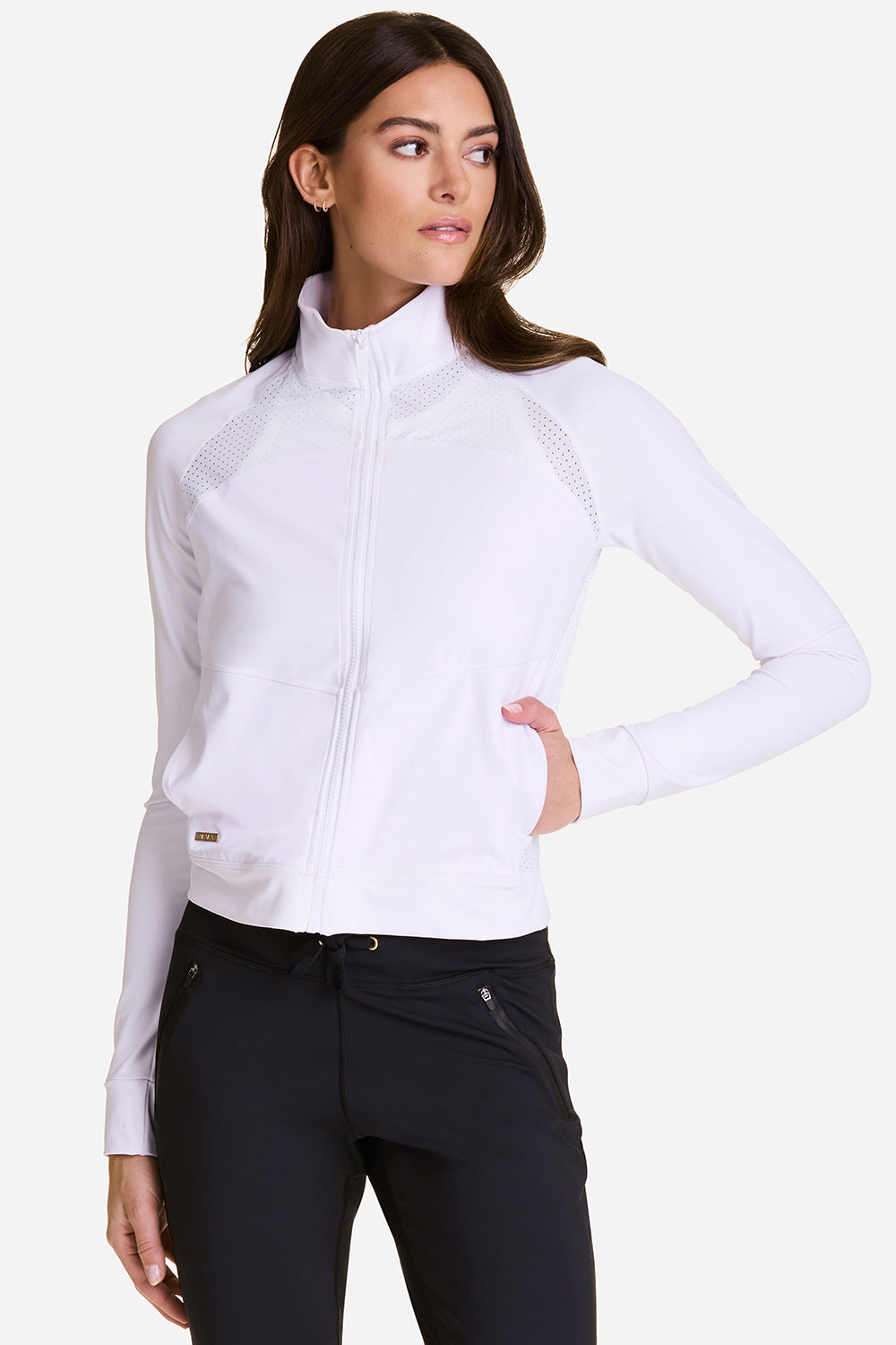 Womens white 2025 athletic jacket