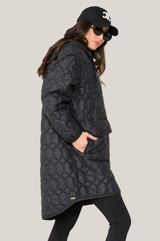 Alala women's quilted jacket in black