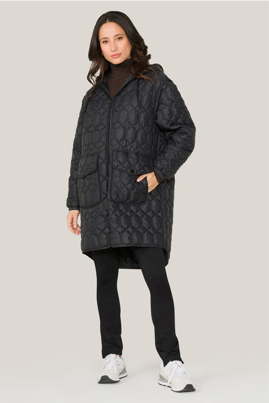 Alala women's quilted jacket in black