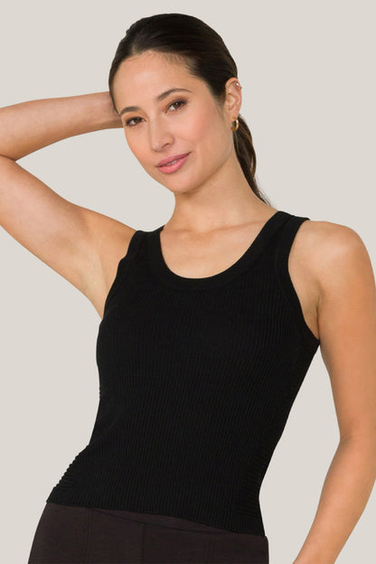 Alala women's scoop neck tank top in black