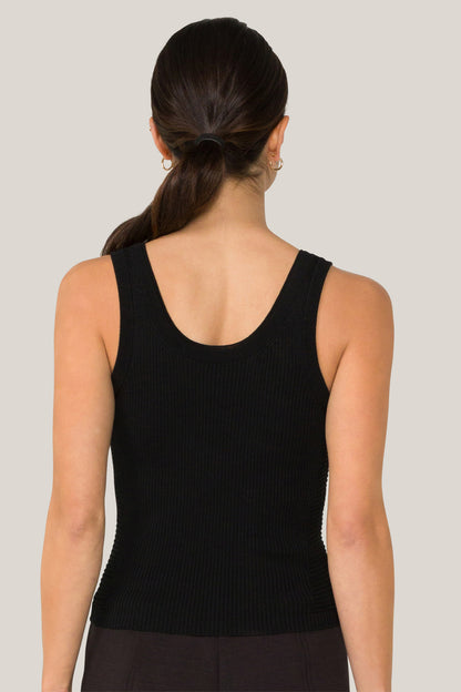 Alala women's scoop neck tank top in black