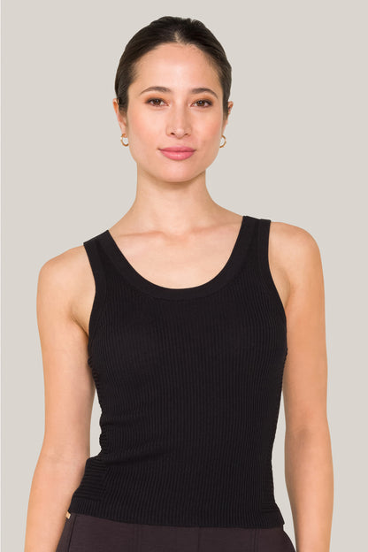 Alala women's scoop neck tank top in black