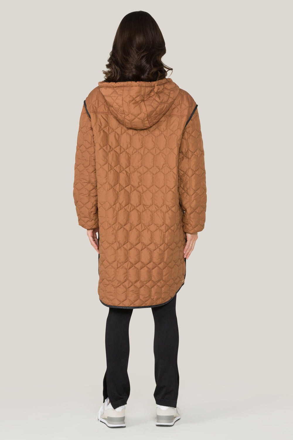 Alala women's quilted jacket in brown