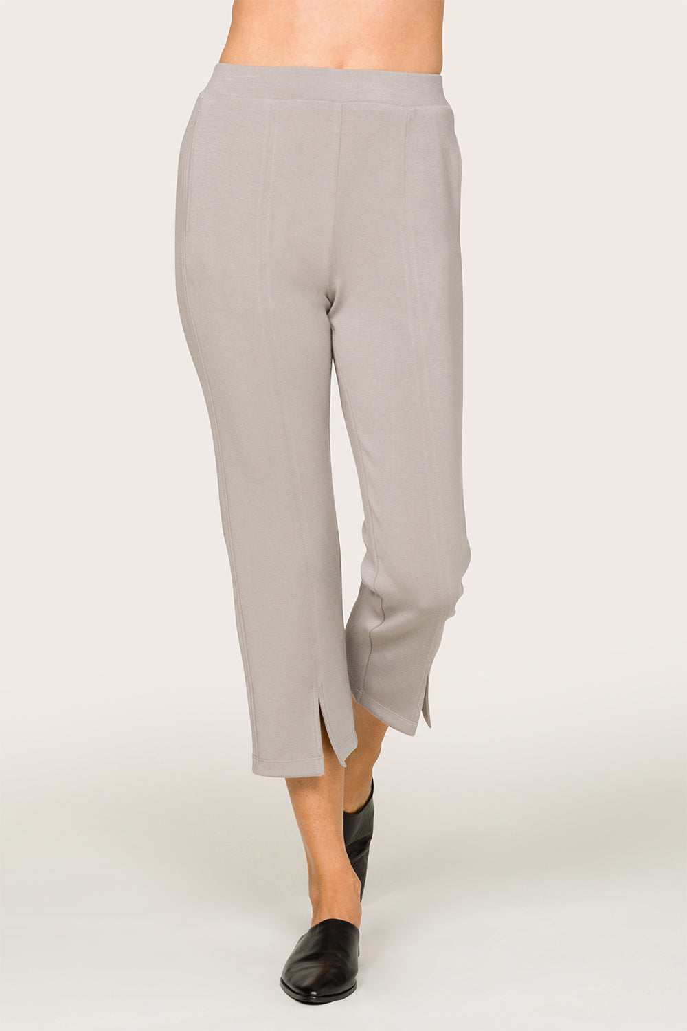 Alala women's soft crop pant in grey