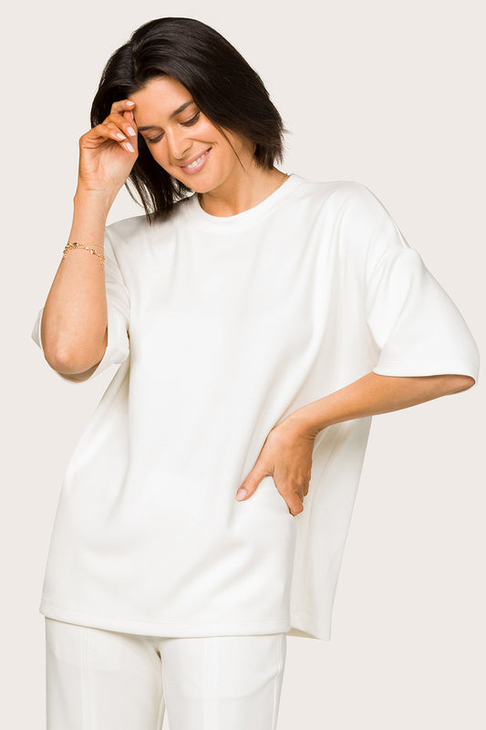 Alala women's soft oversized t-shirt in white
