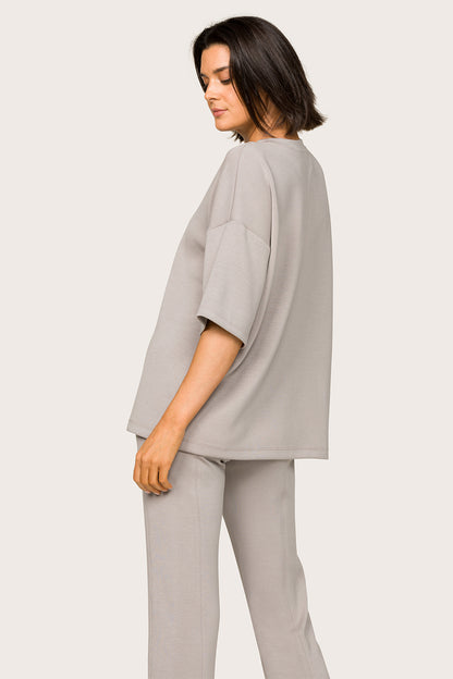Alala women's soft oversized t-shirt in grey