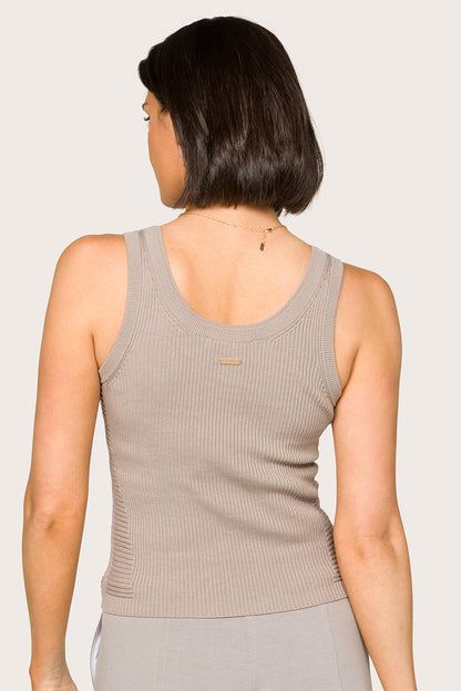 Alala women's scoop neck tank top in grey