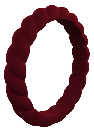 Qalo Stackable Twist Silicone Ring