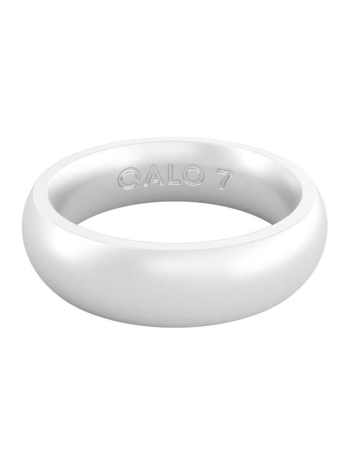 QALO Womens Modern Pink Q2X Silicone Ring