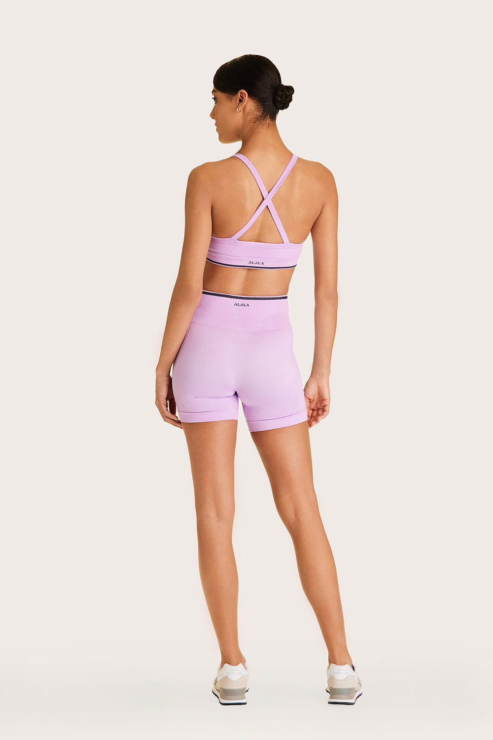 Lilac Navy Seamless Short | Alala