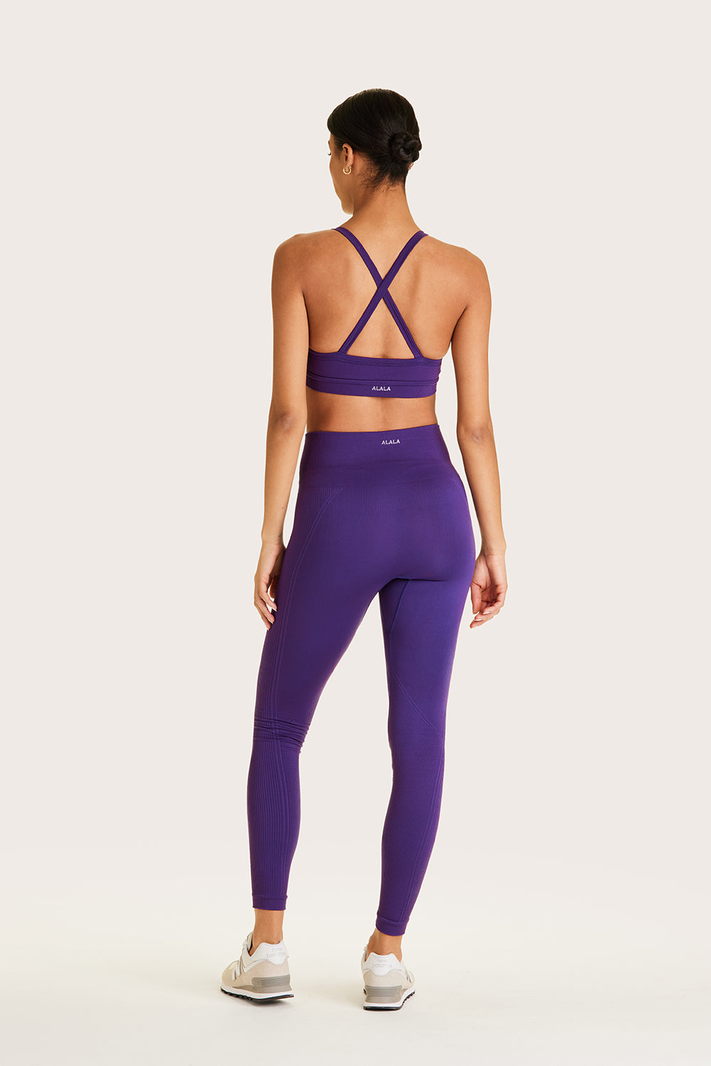 Lululemon Women's Tank Top Shirt Connected Sports Bra Yoga Purple Size S/M