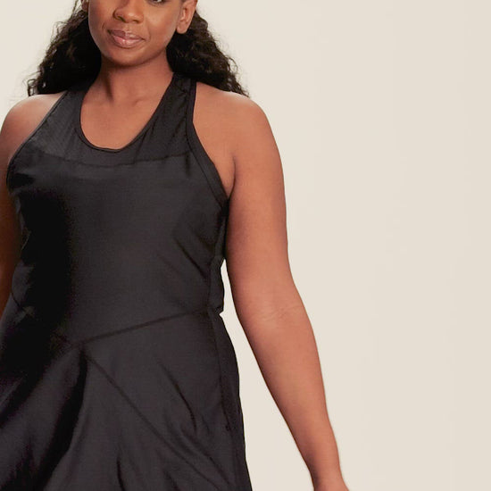 Alala women's tennis dress in black
