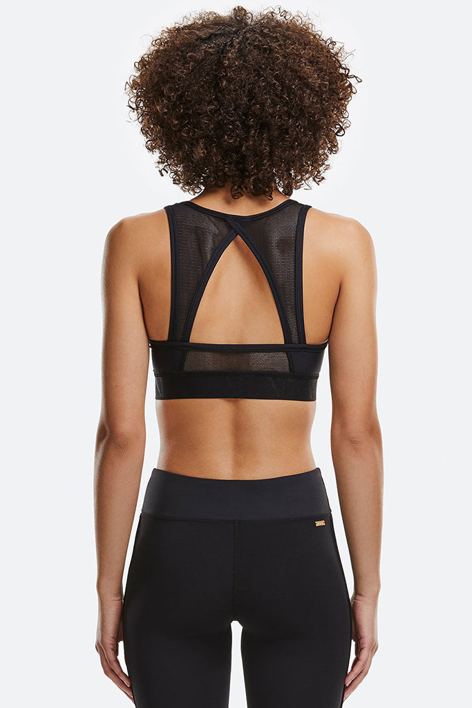Black pyramid sports bra discount