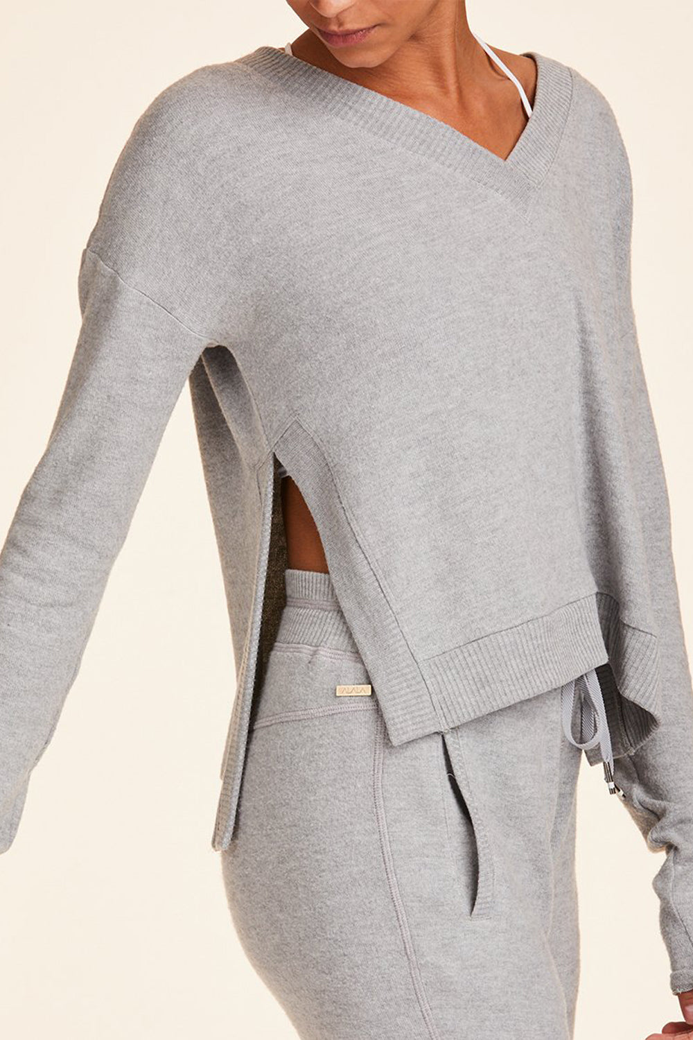 Alala women's Wander Sweatshirt in grey