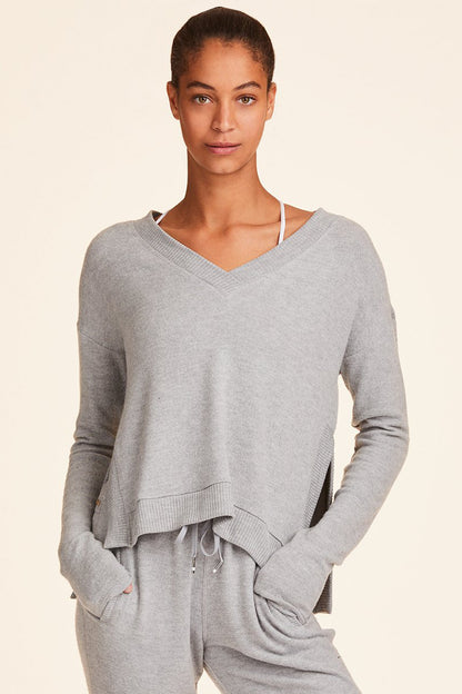 Alala women's Wander Sweatshirt in grey