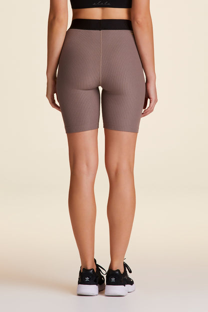 Alala Primary Short in Taupe Grey