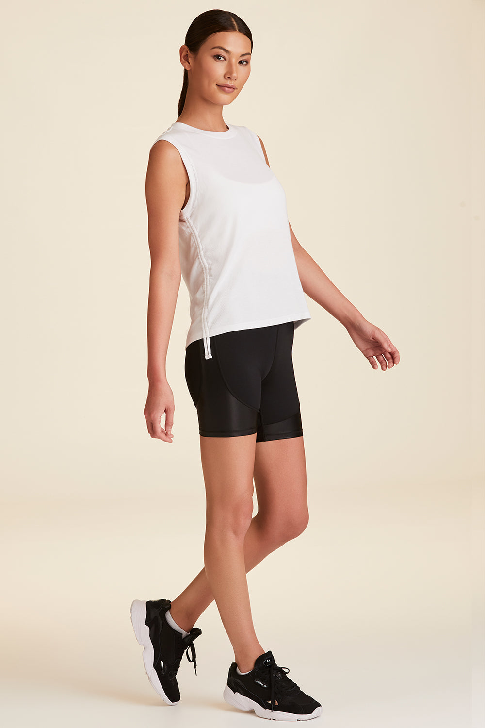 White muscle tank for women from Alala activewear