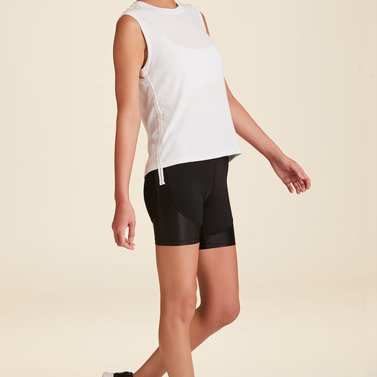 White muscle tank for women from Alala activewear