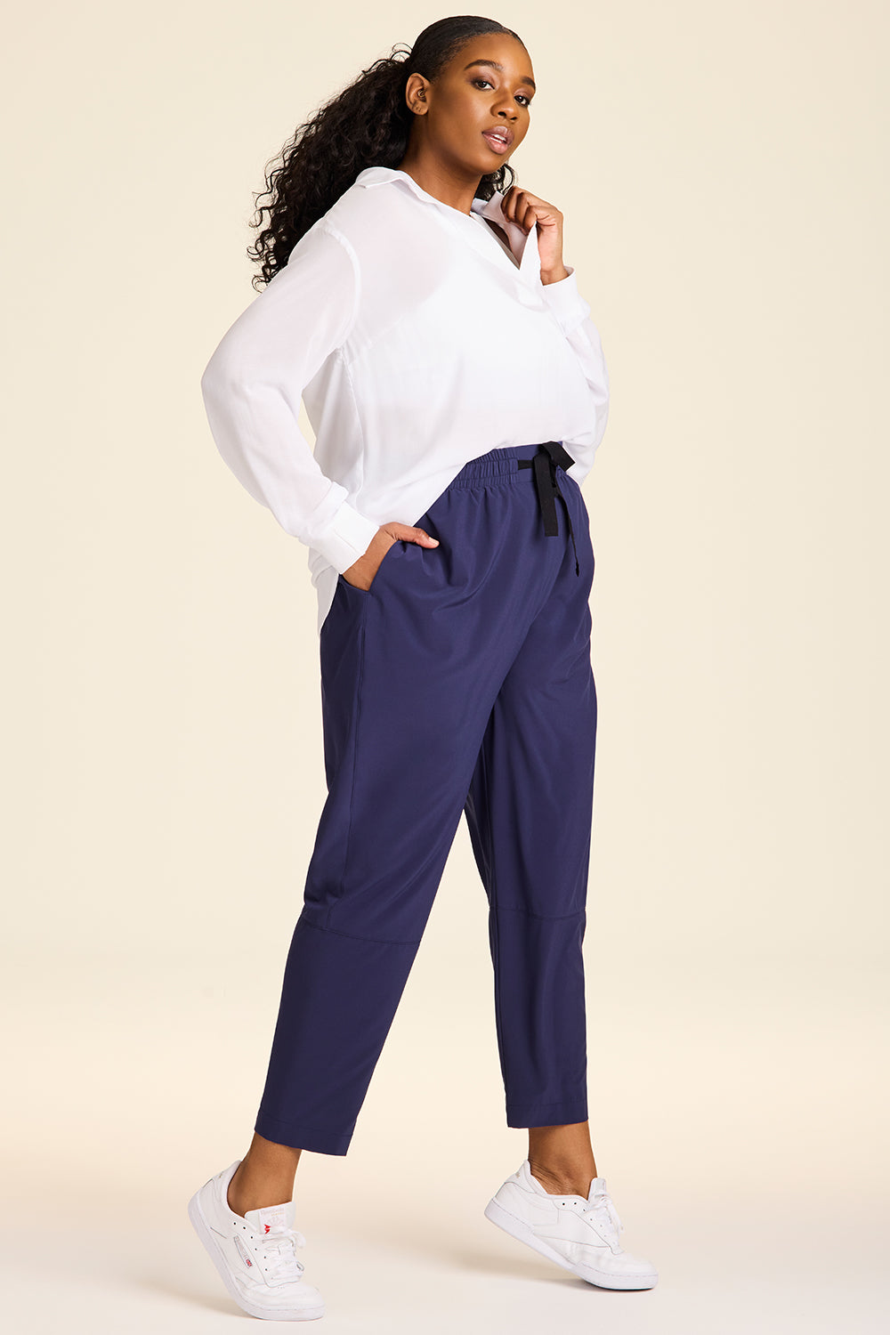 Buy Navy Blue Trousers & Pants for Girls by Global Desi Online | Ajio.com