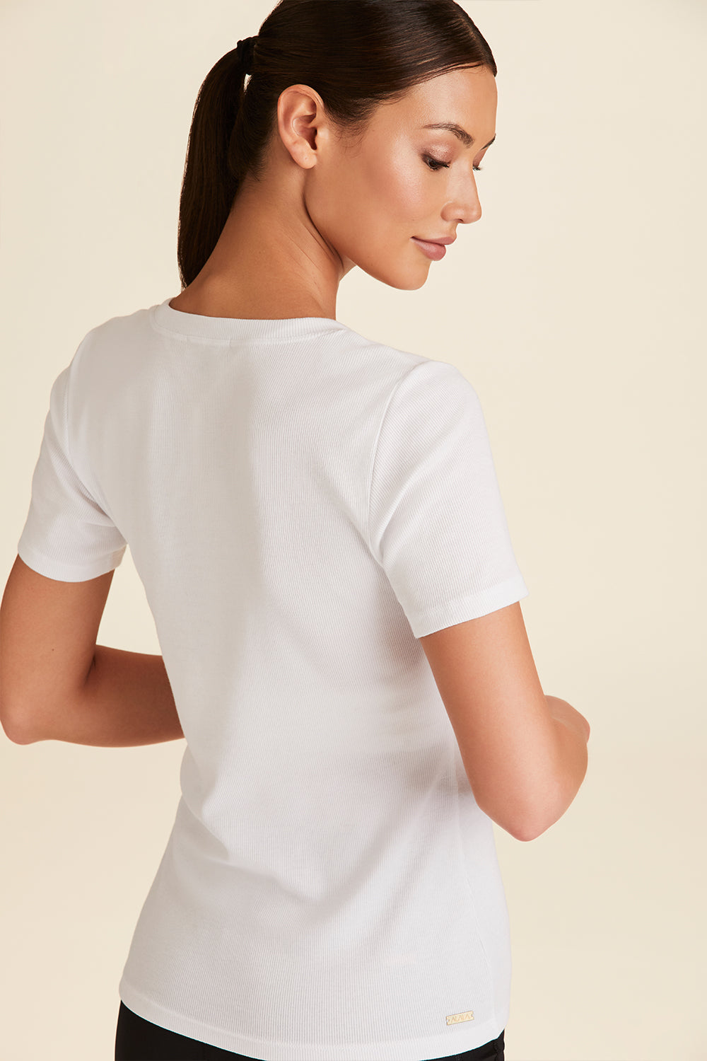 White slim tee for women from Alala activewear
