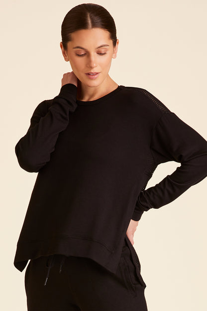 Alala Heron Sweatshirt in Black
