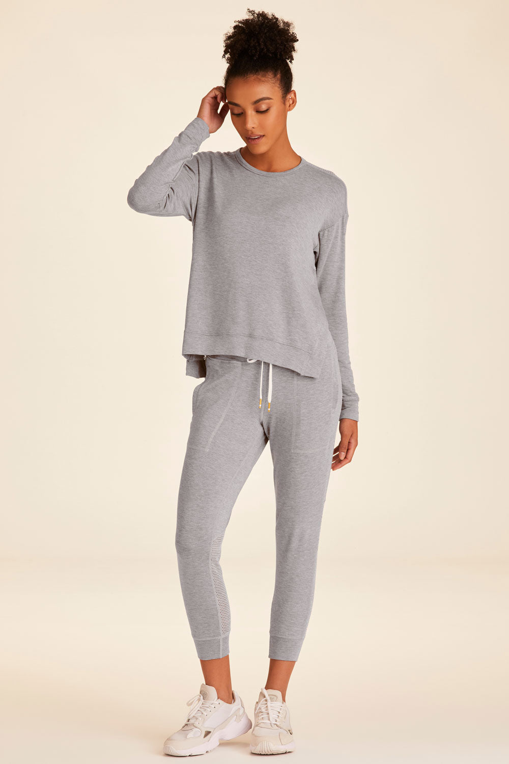 Heron Sweatshirt - Grey Sweatshirt | Workout Sweatshirt | Alala