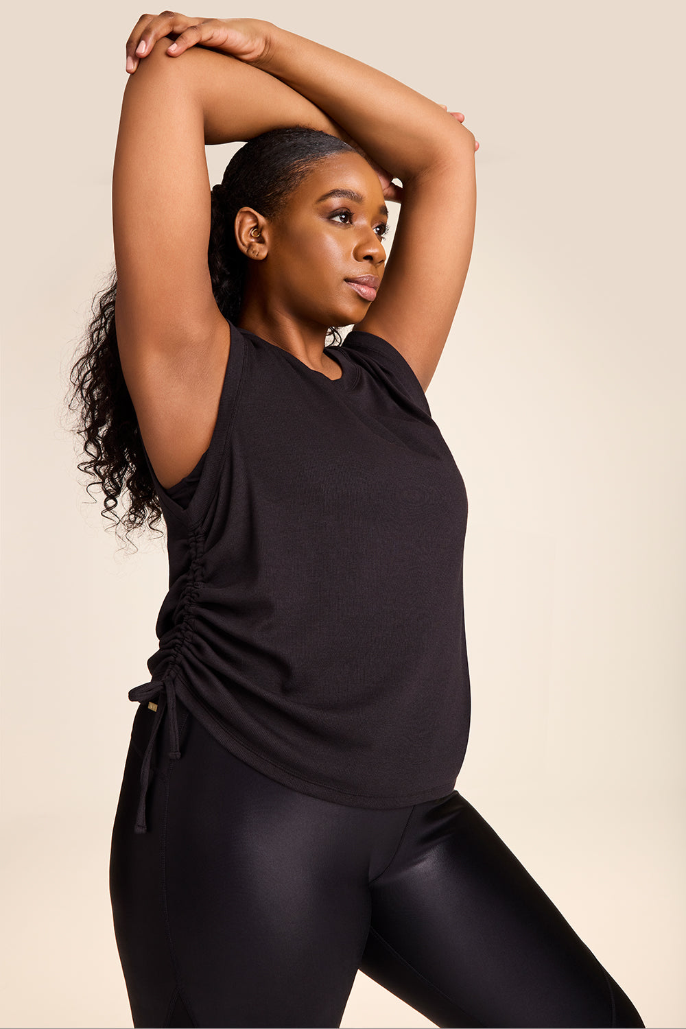 Black muscle tank for women from Alala activewear