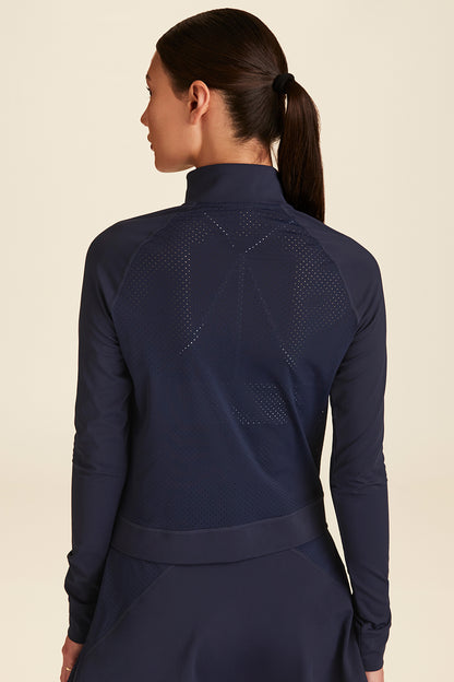 Navy tennis jacket for women from Alala activewear