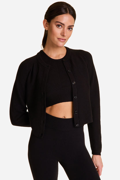 Alala cashmere cardigan in black