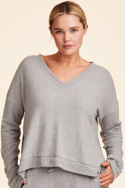 Alala women's Wander Sweatshirt in grey