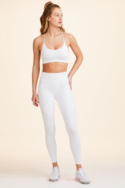 White sports bra for women from Alala activewear