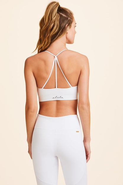 White sports bra for women from Alala activewear