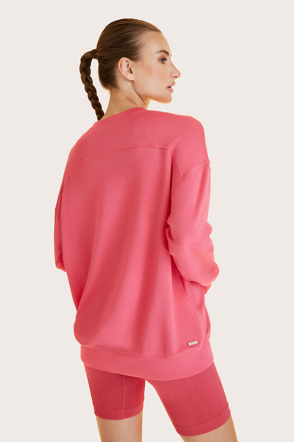 Alala women's Blocked Crewneck sweatshirt in pink