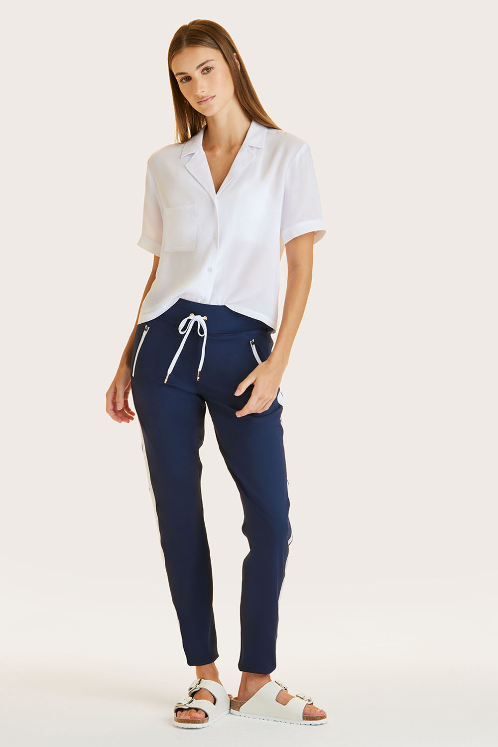 Lululemon Womens Navy Blue Work/Dress Pants Stretchy Slacks Size 6